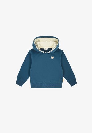 Steiff, SWEATSHIRT WOOF & FLUFF - Hoodie - dark denim