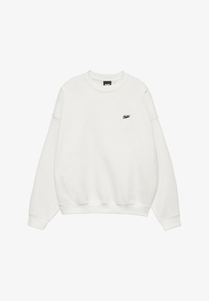 PULL&BEAR, STWD BOXY - SWEATSHIRT - Sweatshirt - white