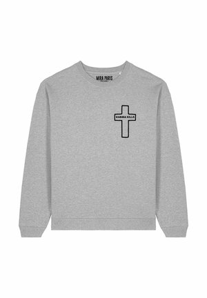 KARMA EMBROIDERY UNISEX  - Felpa - mottled grey