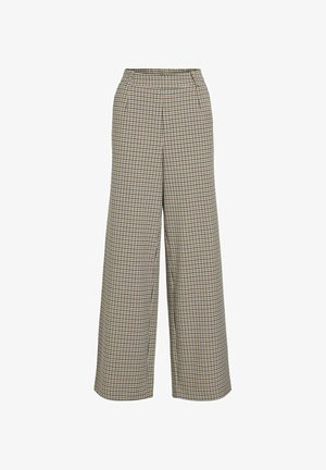 VILA, HIGH WAIST HOSE NADELSTREIFEN - Pantalon classique - birch