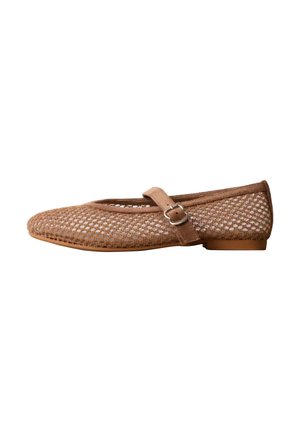Super Mode, BALLERINE À BRIDES SUPER MODE JOALICE - Bailarinas con hebilla - khaki-beige