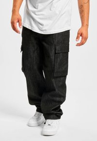 Rocawear HERREN WILLIAMSBURG  - Oldalzsebes nadrágok - black