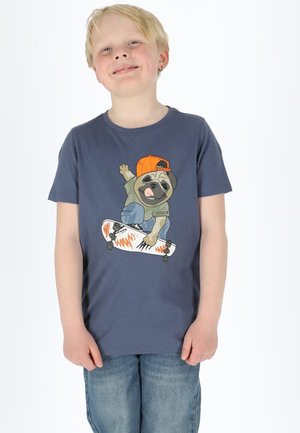 SAN DIEGO - Print T-shirt - denim blue