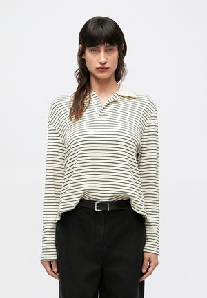 EMMA  - Bluză cu mânecă lungă - cream/black