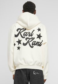 Karl Kani - CHEST SIGNATURE FULL STAR - Felpa con zip - off white Immagine in miniatura 1