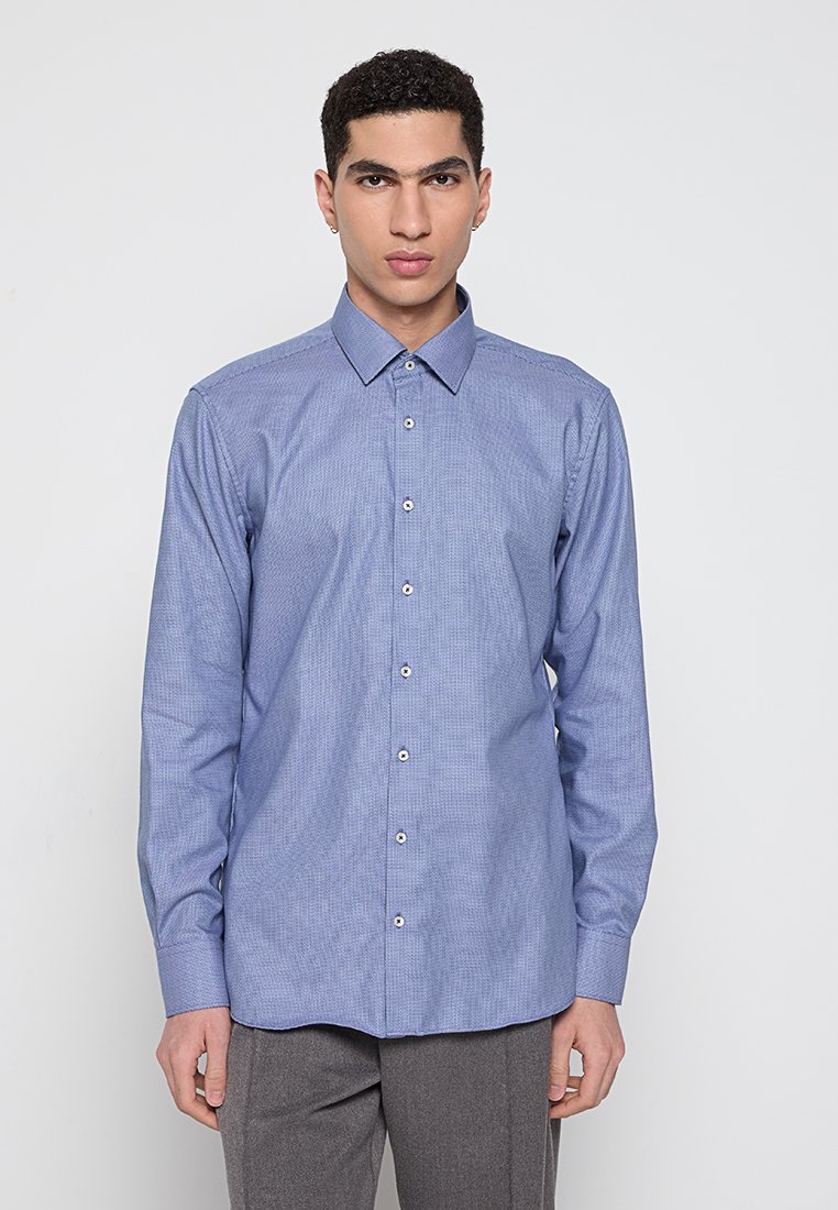 Eterna Overhemd blauwgrijs Eterna Overhemd blauwgrijs