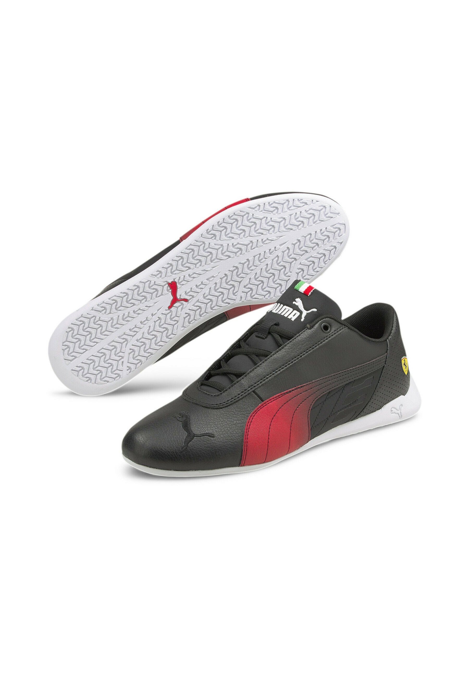 Puma FERRARI R-CAT MOTORSPORT - Scarpe da allenamento - puma black-rosso  corsa/nero - Zalando.it