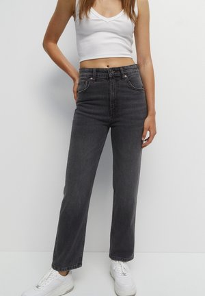 Jeans Straight Leg - grey denim