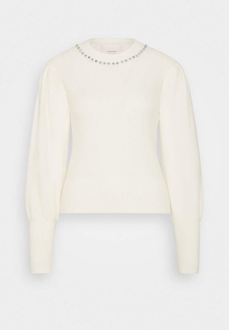Damen Kleider | Cinq à Sept DARA SWEATER Strickpullover ivory/offwhite - GU09649 Damen Kleider | Cinq à Sept DARA SWEATER Strickpullover ivory/offwhite - GU09649