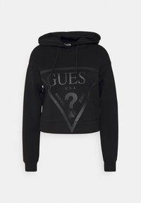 Guess Felpa con cappuccio - black