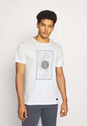 ABSECON - T-shirt imprimé - optic white