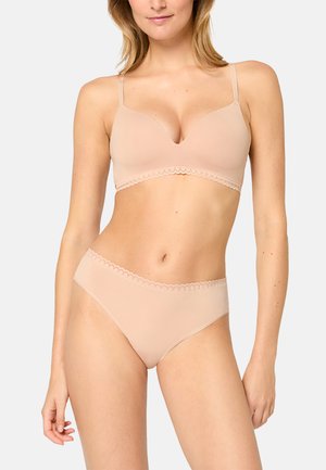 NUR DIE, DAILY MICRO SLIP   STRING 4-PACK - Trusser - schwarz, beige