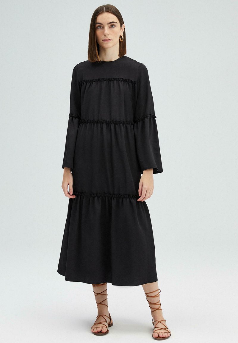 Touché Privé - RUFFLED  - Vardagsklänning - black, Förstora