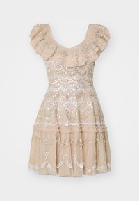 EVERTHINE MICRO MINI DRESS - Koktélruha / Partiruha - sand