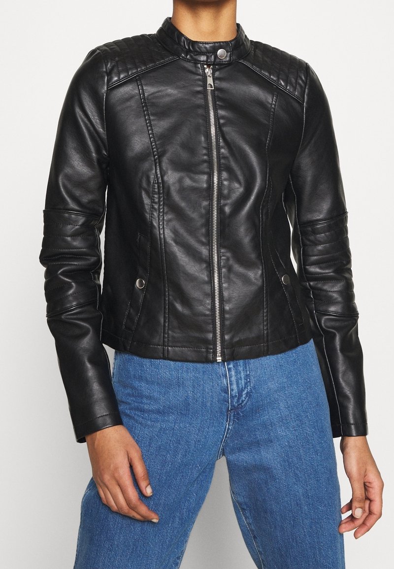 Vero Moda Giacca in similpelle - black