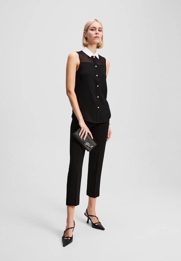 COLLAR SLEEVLESS BLOUSE - Top4