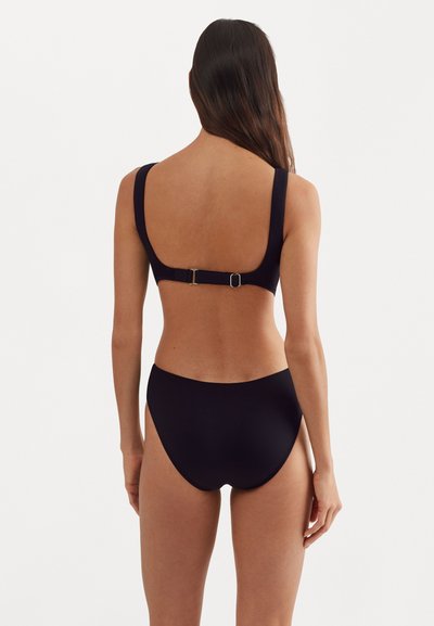 Polo Ralph Lauren CUTOUT 1PC - Badeanzug - black