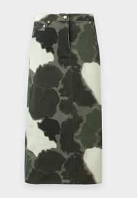 ASTA SKIRT - Pliiatsseelik - tie dye green