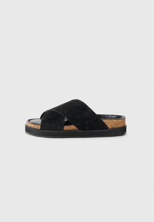 Platform sandals - black