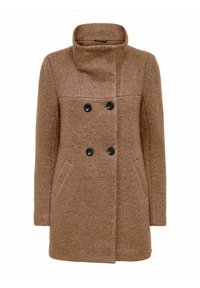 NEWSOPHIA - Halflange jas - cocoa créme