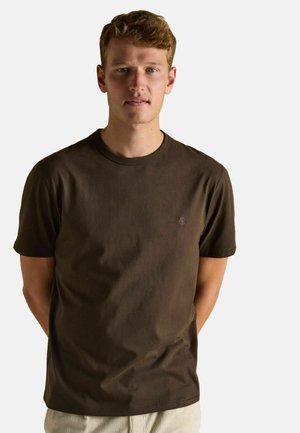 REGULAR FIT - RUGBY CLUB CREW NECK - Print T-shirt - brown