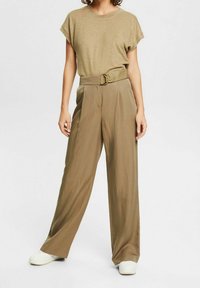 Esprit Collection T-shirt basic - mottled green