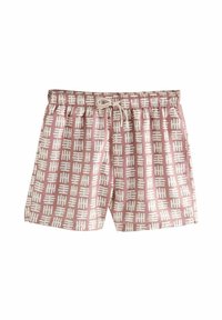 REGULAR FIT - PRINTED - Kopalne hlače - pink geometric