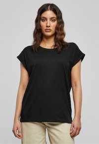 Urban Classics - EXTENDED SHOULDER 2-PACK - Camiseta básica - black black Imagen en miniatura 1