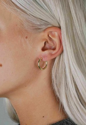 SNÖ of Sweden, AMSTERDAM SMALL RING EAR 20MM - Earrings - plain g