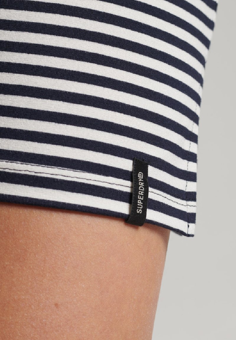 Damen Freizeitkleider | Superdry Jerseykleid navy cream stripe/blau - AE78092 Damen Freizeitkleider | Superdry Jerseykleid navy cream stripe/blau - AE78092