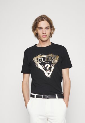 SPLASH TEE - T-shirt con stampa - jet black