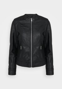 BYACOM - Faux leather jacket - black