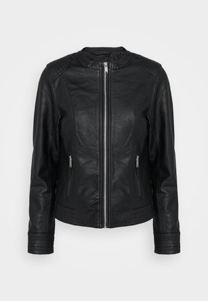 BYACOM - Faux leather jacket - black
