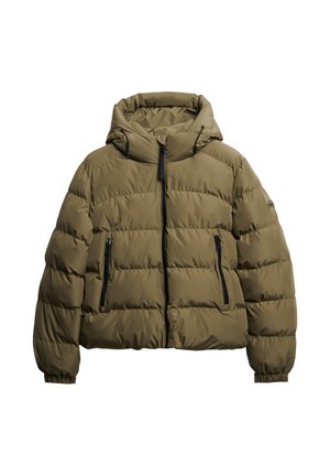 Superdry & Co, SUPERDRY HOODED SPORTS PUFFER JACKET.. - Winterjacke - khaki