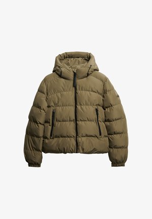 Superdry & Co, SUPERDRY HOODED SPORTS PUFFER JACKET.. - Winterjacke - khaki