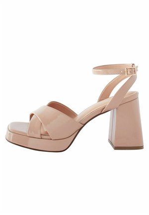 Next FOREVER COMFORT  STANDARD - Korkeakorkoiset sandaalit - nude