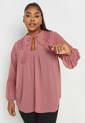 DETAIL DOBBY - Blus - pink