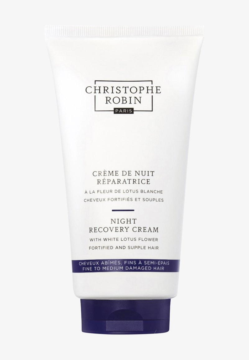 Christophe Robin - NIGHT RECOVERY CREAM WITH WHITE LOTUS FLOWER - Sérum capillaire, Agrandir