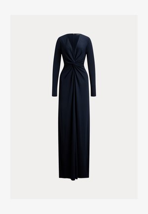Lauren Ralph Lauren, TWIST FRONT STRETCH JERSEY GOWN - Jerseykjole - navy