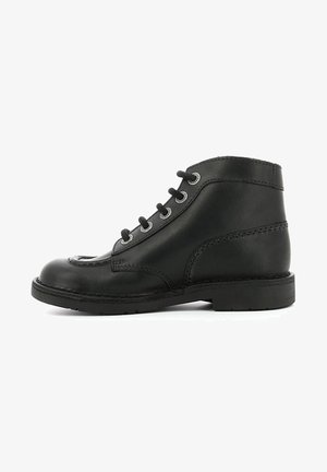 Kickers, CUIR - Bottines à lacets - noir