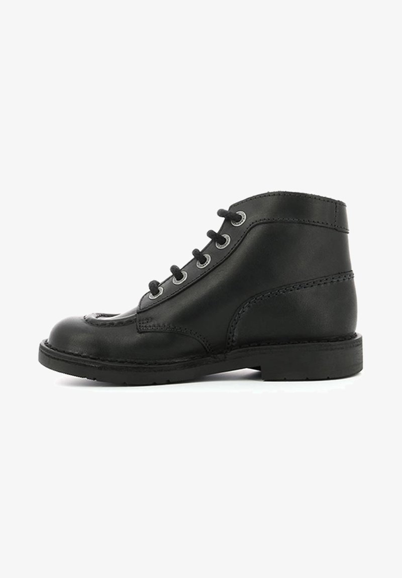 Kickers CUIR - Bottines à lacets - noir
