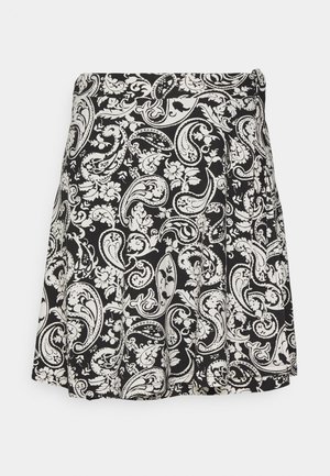 Minijupe - black/light grey