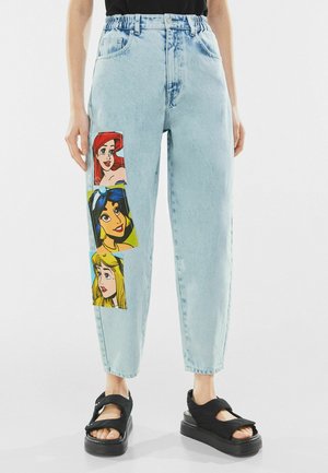 DISNEY PRINCESSES - Džíny Relaxed Fit - light blue