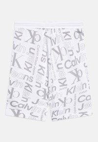 Calvin Klein Jeans Teplákové kalhoty - white/light grey