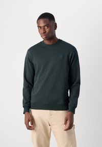 Scotch & Soda SEASONAL CORE BADGE LOGO CREW - Felpa - dark green