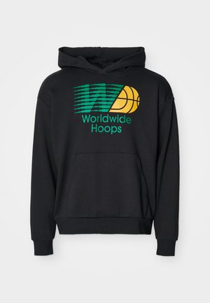 adidas Originals HOODY UNISEX - Hoodie - black/green