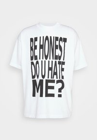 LA HONESTY TEE - Apdrukāts T-krekls - white