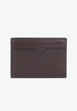 ESSENTIALS - Business card holder - brown