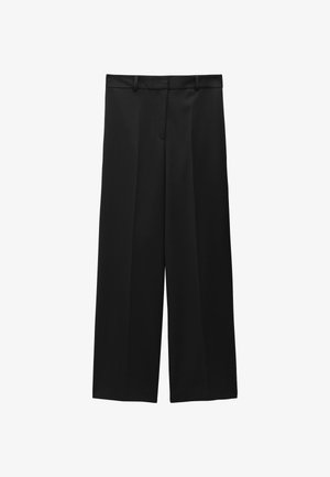 someday., WIDE LEG CATSBY - Stoffhose - black