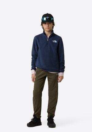 The North Face GLACIER ZIP PULLOVER - Fleecetröja - summit navy